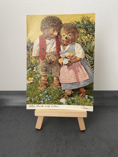 Vintage postkarte alles glück - vintage,