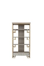 Luxus edelstahl vitrine holz - vitrine,