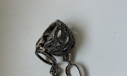 Armreif mit ring silber 925 - mit, (