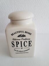 Vorratsdose Spice  BEAUTIFUL HOME Keramik  Gewürze Landhaus Stil