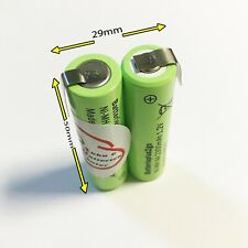 2er Reihe Lötfahne Industrie Akkus AA Mignon 2300mAh | 2,4V Hochstromfähig