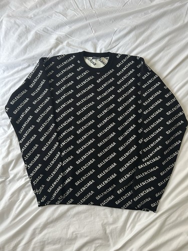 Balenciaga all over logo - all,