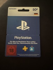 PlayStation Network Card 50 Euro - PSN Guthaben Karte 50 EUR Deutschland Code