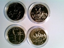 4 Medaillen/Münzen, USA