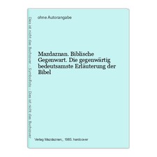 Mazdaznan. Biblische