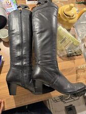 Empodium Lederstiefel Schwarz 40 Engschaft Leder Stiefel Selten Getragen Leiser