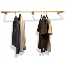 Kleiderstange Gold Schwerlast
