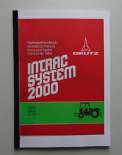 Werkstatthandbuch Fahrgestell Deutz Intrac2002 und Intrac2003