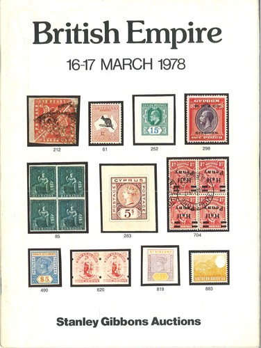 Stanley gibbons auctions - gibbons, 1978