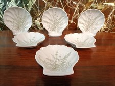 GALLO Leonardo Fougere SOMMERFARN -  6  Muschelschälchen / Beilagenschälchen