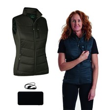 Deerhunter Lady Damen Heat wattierte Weste mit Heizfunktion inkl. Powerbank Jagd