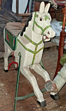 KARUSSELL PFERD MASSIVHOLZ