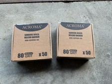 Acroma 100 Stück Ø 125 mm Schleifscheiben Klett 8 Loch Exzenterschleifer