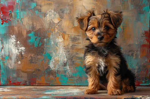 Niedliche welpen hunde - niedliche,