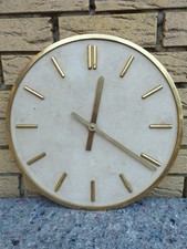 50er Jahre TN-Wanduhr messing,Telefonbau & Normalzeit,Vintage