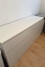 Weiße Kommode mit 6
