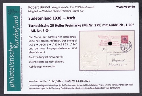 Sudetenland asch 3 - ,