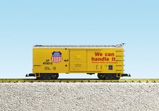 brandneu USA TRAINS Union Pacific Steel Box Car, fein bedruckt, R19151B