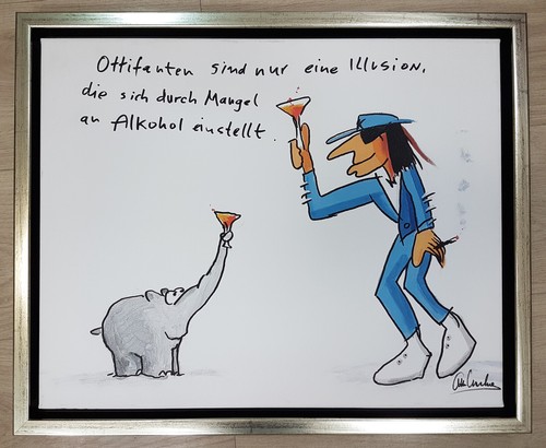 Otto waalkes leinwand - waalkes,