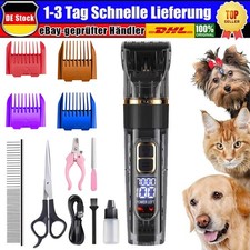 Tierhaarschneider Schermaschine Rasier Felltrimmer extrem leise für Hunde Katzen