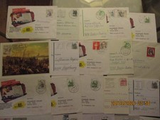 25 Briefe u. Karten mit