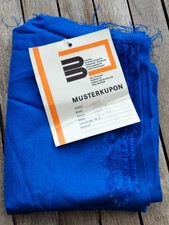 Stoffrest Stoff blau 2 m
