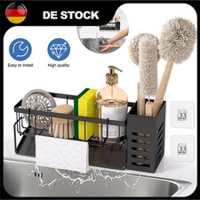 Spülbecken Regal Organizer stahl Utensilien Korb Schwammhalter Küchenspüle