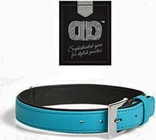 Halsband Türkis Echt Leder