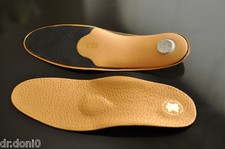 BISON Leder orthopädische Schuheinlagen Premium Fußbett einlege Sohlen Gr.36-48