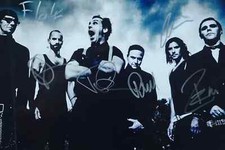 Rammstein autogramm großfoto - rammstein,