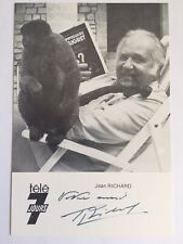 Jean Richard signiert Maigret Original Unterschrift Signatur Autogramm Dedicace