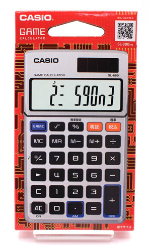 Casio 880 invader game - sl-880-n,