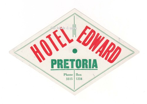 X7167 hotel edward pretoria - edward,