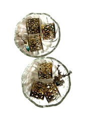 Konvolut von Silber und Glas