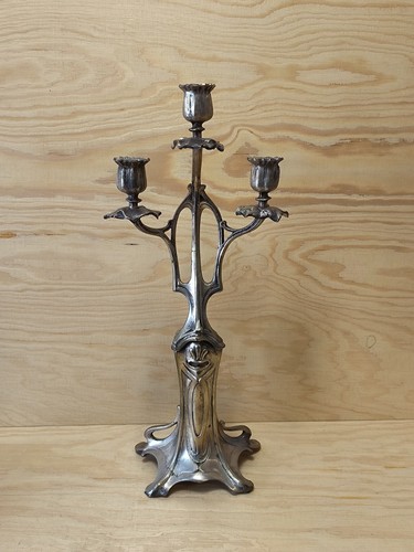Antiker jugendstil metall - antiker,