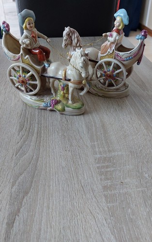Porzellan figuren kutsche - figuren,