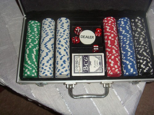 Koffer mit poker spiel - 1,