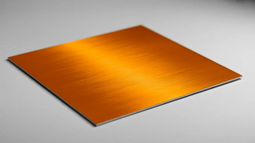 Orange silber alu dibond - silber,
