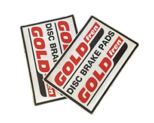 Goldfren Gabelschutzaufkleber Set 23,5x16cm Hingucker MX Moto Cross Enduro