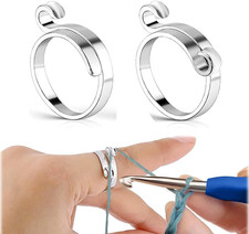 2 verstellbare Strickringe –