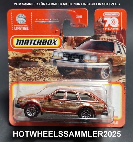 Matchbox 1980 amc eagle - matchbox, "1980