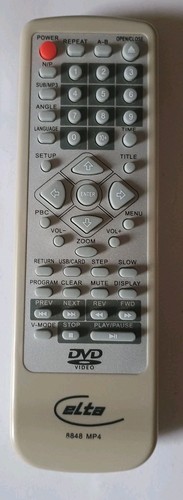 Elta fernbedienung 8848 mp4 - 8848,