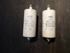 2x 1uF 300V FROLYT Hochstrom Kondensator TGL11840 capacitor Vintage 2KV 50Hz
