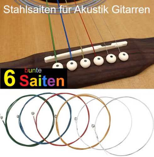 Bunte gitarrensaiten - bunte,
