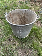 alter Alu-Eimer Eimer 10 L