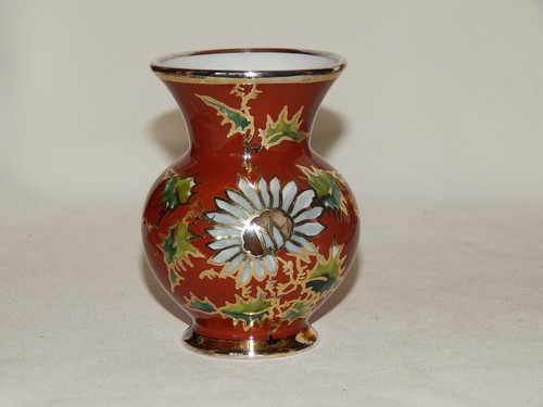 Silver overlay vase - silver, kpm