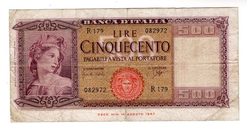 Italien italy italia banknote - italy,