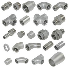 ✅ Edelstahl Gewindefittings Fitting Fittinge  Doppelnippel Winkel Schweißbogen✅ 