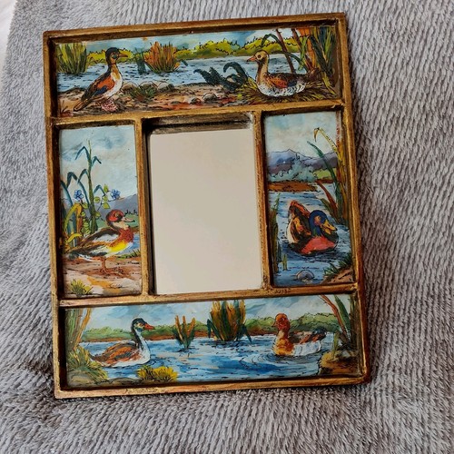 Peruanischer holz wandspiegel - peruanischer,