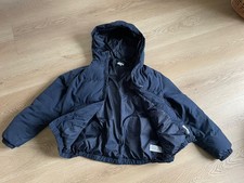 LACOSTE Kids Steppjacke blau warm & wasserabweisend mit Kapuze Größe 164 /14